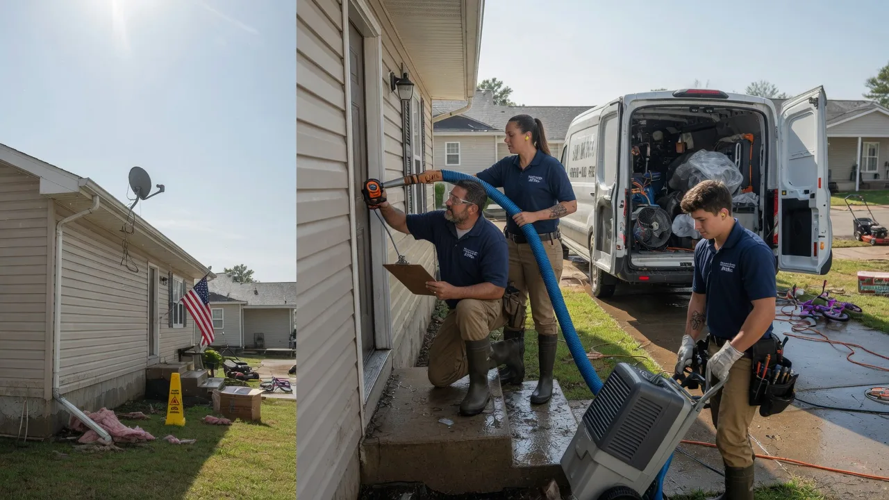 Ceiling Water Damage Restoration in Loretto, MI near me